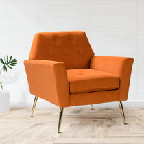 Orange accent chairs online for sale